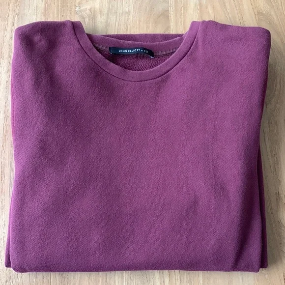 John Elliot Villain Crew Neck Sweatshirt with side zippers - Picture 2 of 10